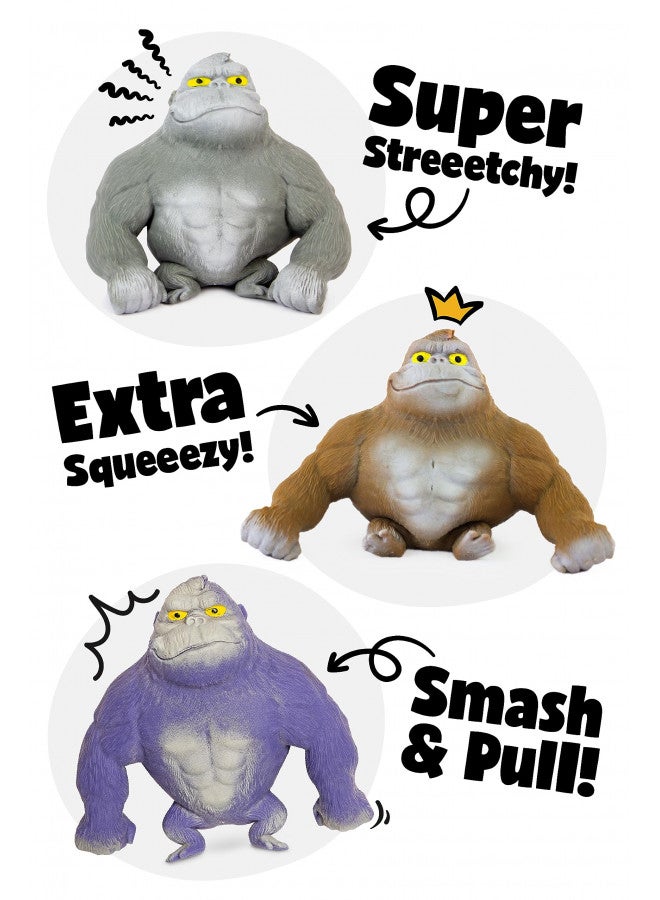 Keycraft Super Stretchy Gorilla | Gorilla Toy | Squishy and Stretchable Animal Toy - Image 3