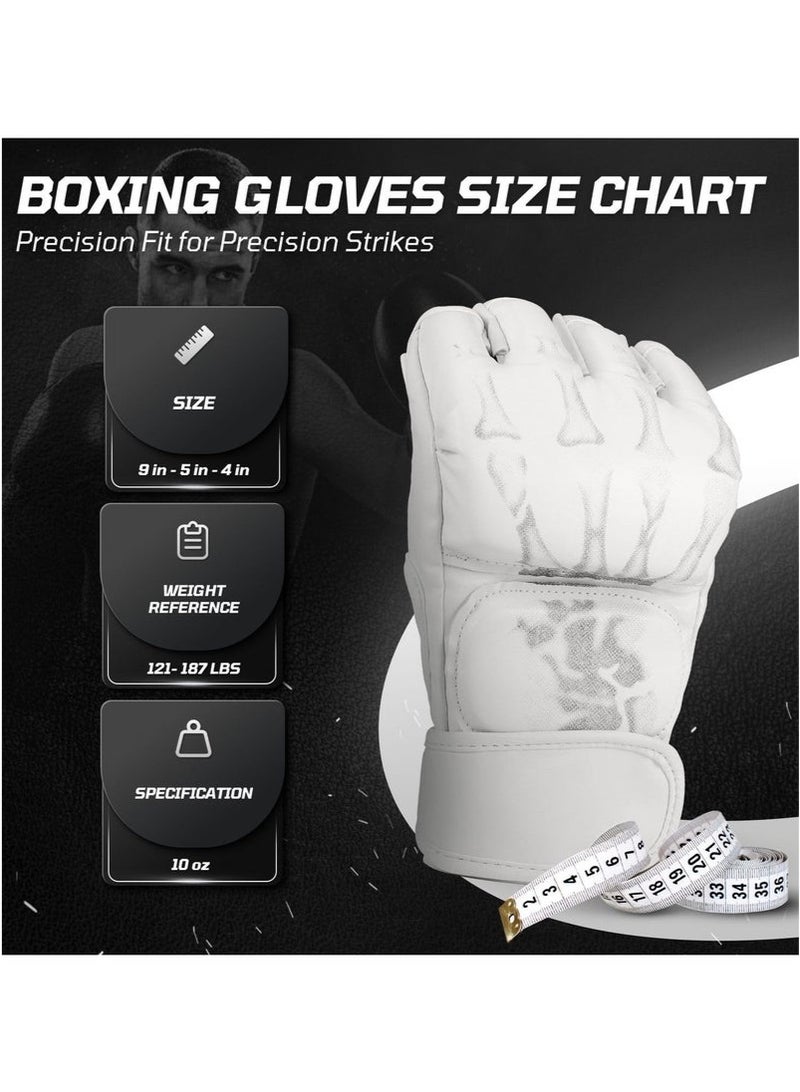 Bukela Fingerless MMA Gloves – UFC-Style Fight Gloves for Sanda Sparring & Bag Training - Image 5