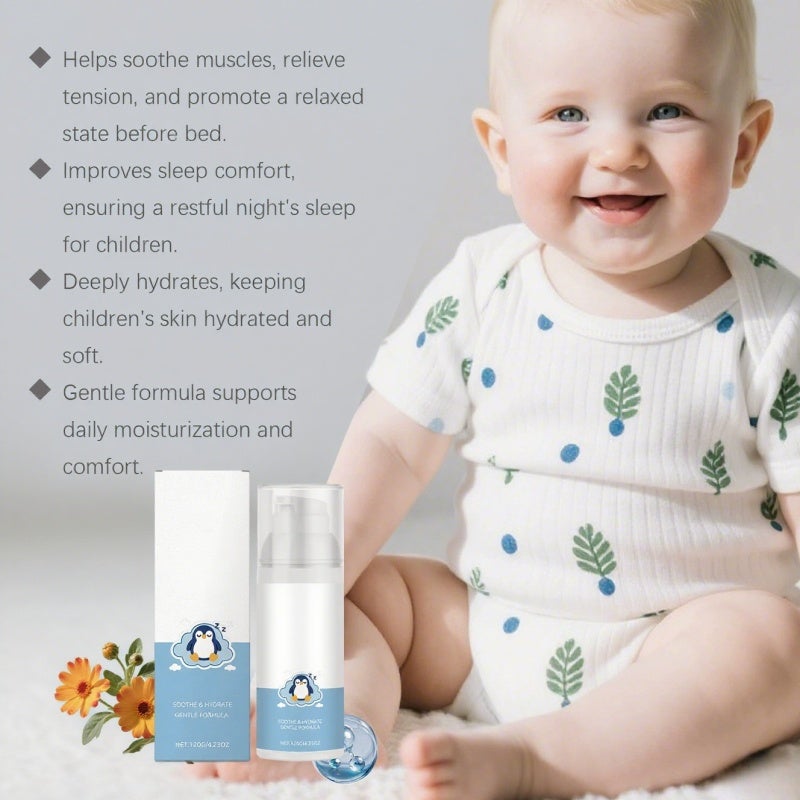 wiieey Childrens Nighttime Lotion Gentle Moisturizing Cream for Delicate Skin - Hydrating Kids Lotion for Daily External Use - Image 3