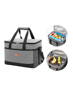 Generic Outdoor 33L Large Cooler Bag Insulated Handbag Reusable Waterproof Oxford Ice Refrigerated Lightweight Fresh-keeping for Men Women Picnic/BBQ/Beach/Lunch  - Image 5