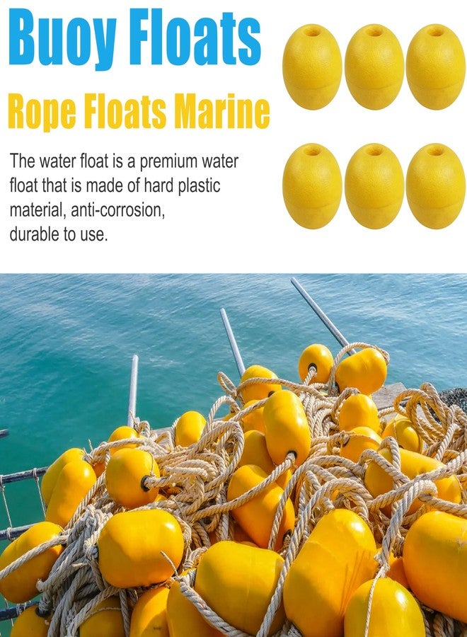 FUSIGO Buoy Floats Rope Floats Marine,4pcs Crab Trap Floats Buoy Fishing Marker Buoys Water Floats Anchor Float for Boats Swimming Kayak Crabbing Trail Dock Pool 3.94" x 3.94" - Image 5