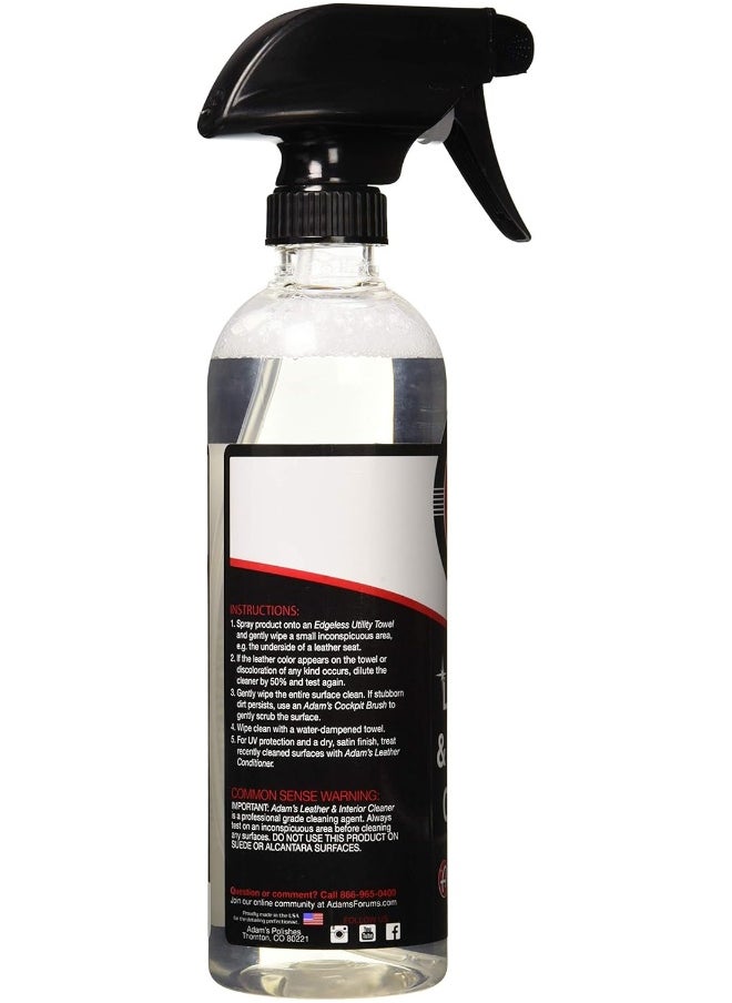 Adam's Polishes - Leather & Interior Cleaner - Image 1