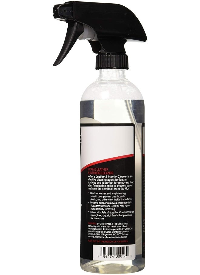 Adam's Polishes - Leather & Interior Cleaner - Image 1