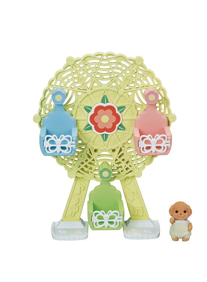 Calico Critters Calico Critters Baby Ferris Wheel, Dollhouse Playset with Toy Poodle Figure Included  - Image 1