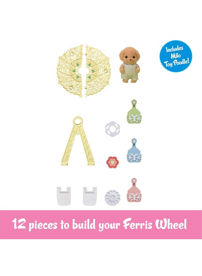 Calico Critters Calico Critters Baby Ferris Wheel, Dollhouse Playset with Toy Poodle Figure Included  - Image 2