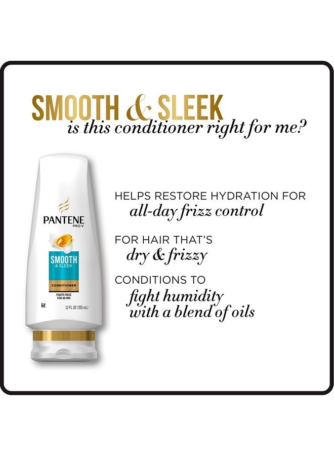 Pantene Argan Oil Shampoo 25.4 OZ and Conditioner 24 OZ for Dry Hair, Smooth and Sleek, Bundle Pack (Packaging May Vary) - Image 1