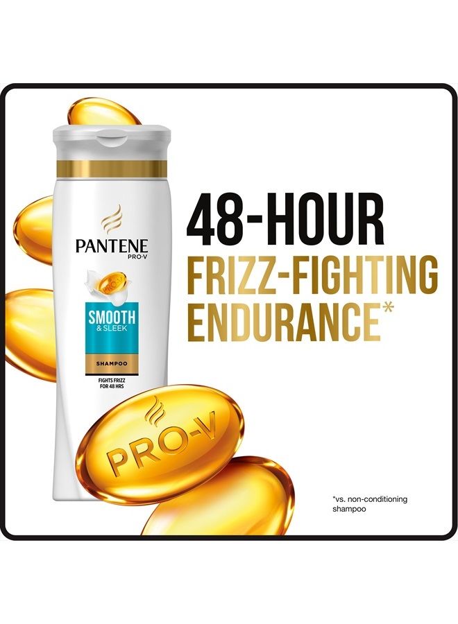 Pantene Argan Oil Shampoo 25.4 OZ and Conditioner 24 OZ for Dry Hair, Smooth and Sleek, Bundle Pack (Packaging May Vary) - Image 2