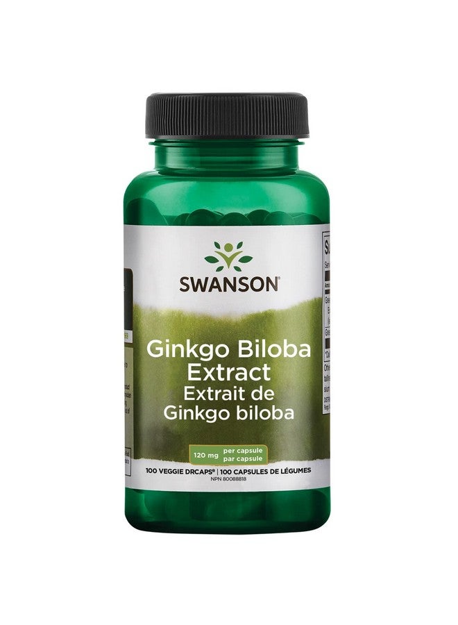 SWANSON Release Ginkgo 120 Mg 100 Caps By Swanson Ultra - Image 2