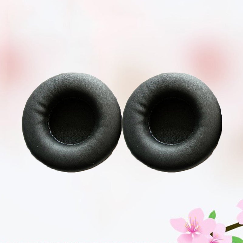 4 PCS /Set Headset Use Sponge Earmuffs Soundproof Earmuffs For E40BT 72mm(Black) - Image 1