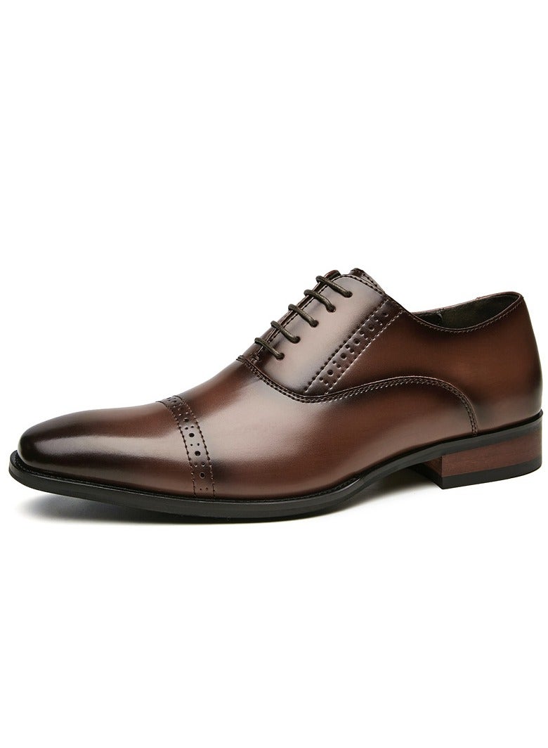 Shougu New Men's Business Leather Shoes - Image 1