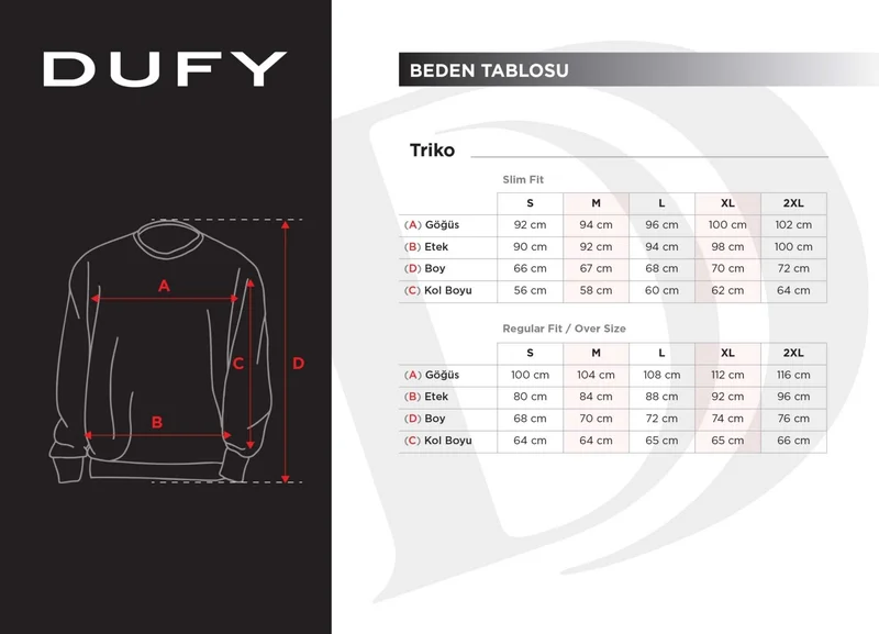Dufy Gray Melange Men's Slim Fit V-Neck Knitwear