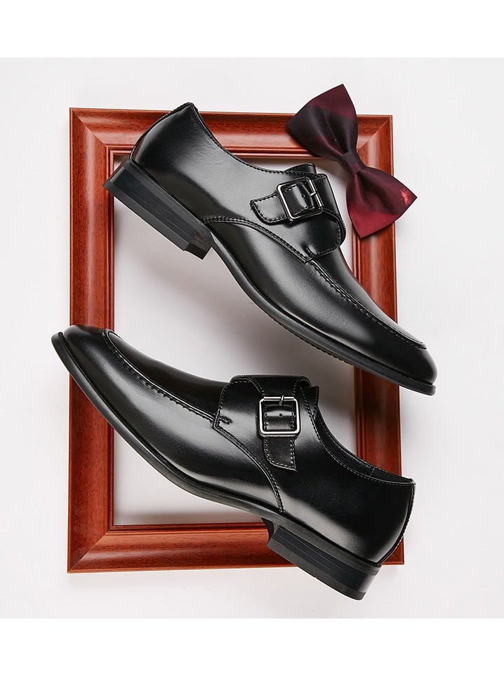KUYING - New Men's Business Leather Shoes - Image 1