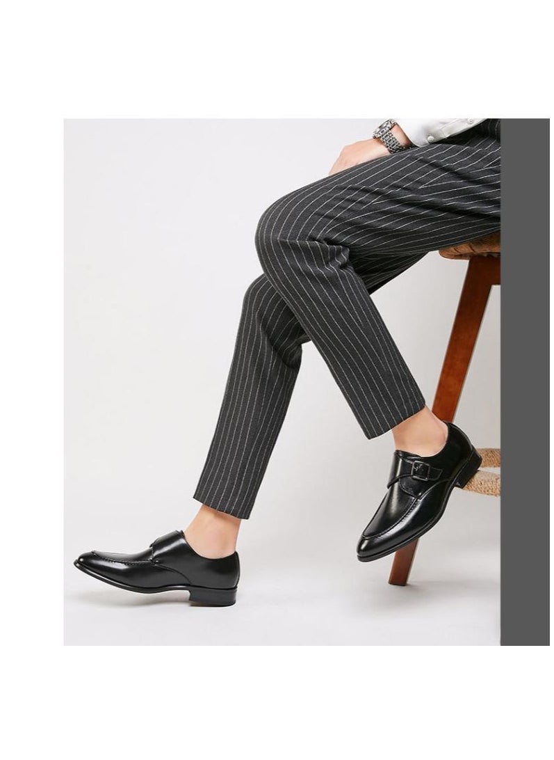 KUYING - New Men's Business Leather Shoes - Image 1