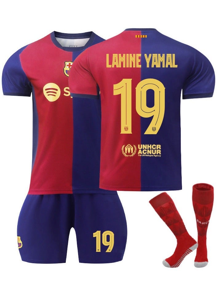 KUYING Brand New Quick Drying Breathable Children's And Adult Football Suit Set - Image 1