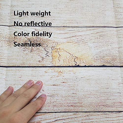 KonPon Wood Backdrop Photography Background Vinyl Backdrop Wood Floor Photography Backdrops Studio Photo Props Background 082 - Image 3