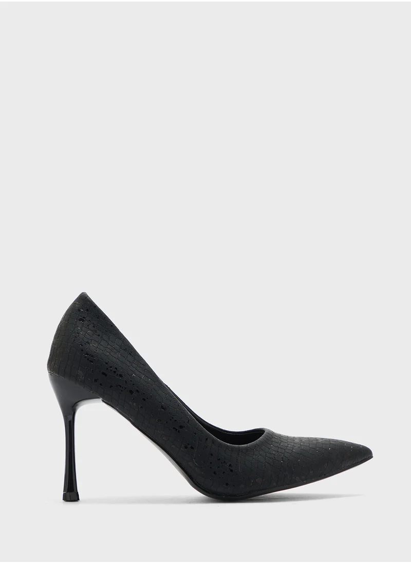 ELLA Metallic Textured Classic Pump