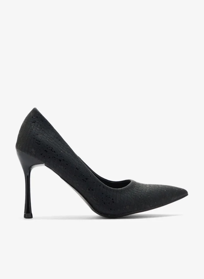 Metallic Textured Classic Pump