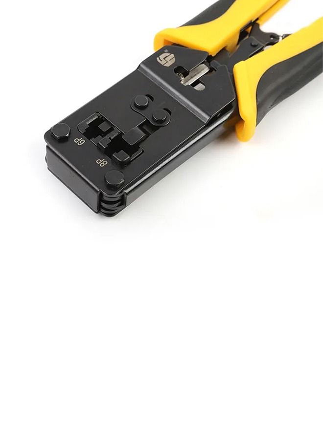 Cable Crimping Tool with Built-in Wire Cutter – RJ45 – RJ11- RJ12 – CAT3 – CAT5 – CAT6 /HS-8086R  - Image 2