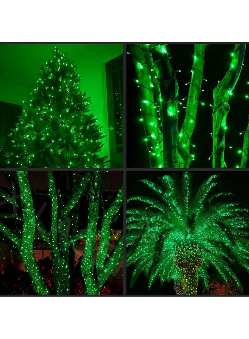 ZAYO LED String Lights Decorative Fairy Lights for Home Decoration, Festival Lighting, Indoor Outdoor LED String Lights, Ambient Decorative Lighting, Green - 10 Meter - Image 3