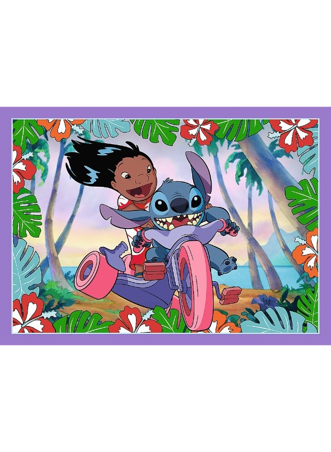 Trefl - Disney Lilo & Stitch Crazy Day 4 in 1 Puzzle (35+48+54+70) Pieces - - Image 2