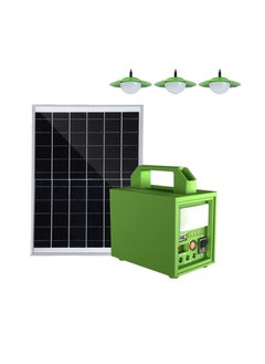 Lighting and charging solar system for outdoor places and camping 10 watt
