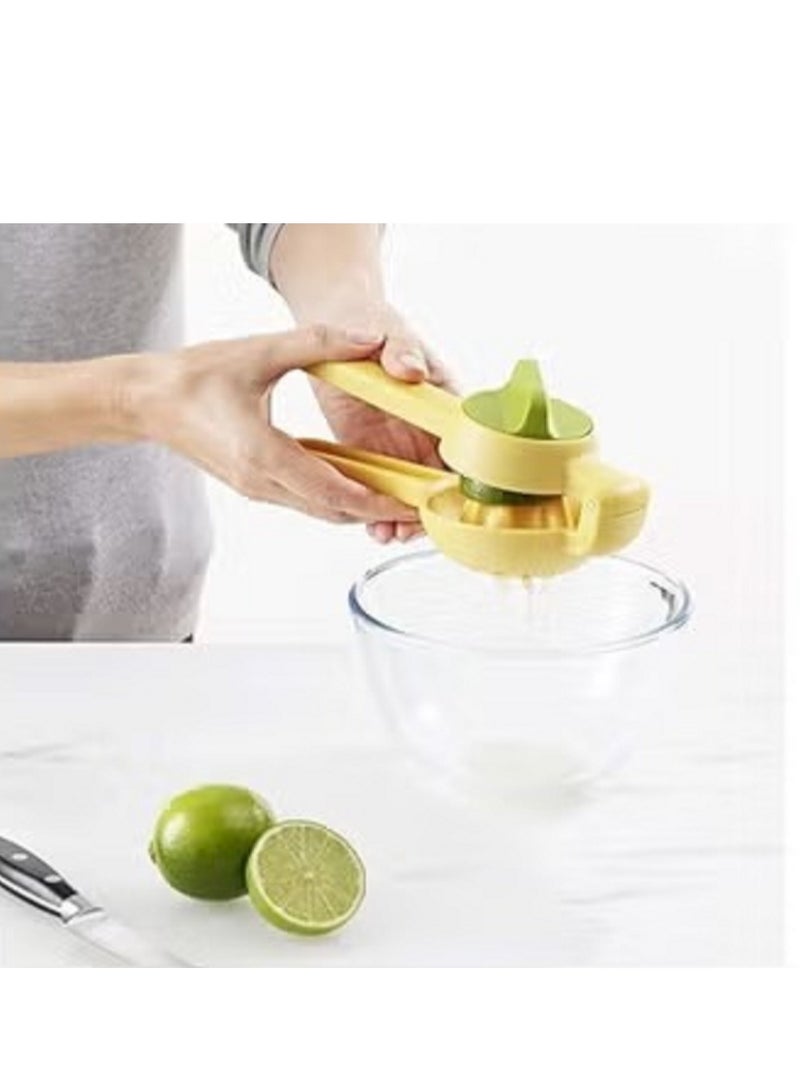 عصارة الليمون والليمون الحامض اليدوية | عصارة حمضيات يدوية متينة لاستخراج العصير الطازج - سهلة الاستخدام ومتينة - 013 - Image 2