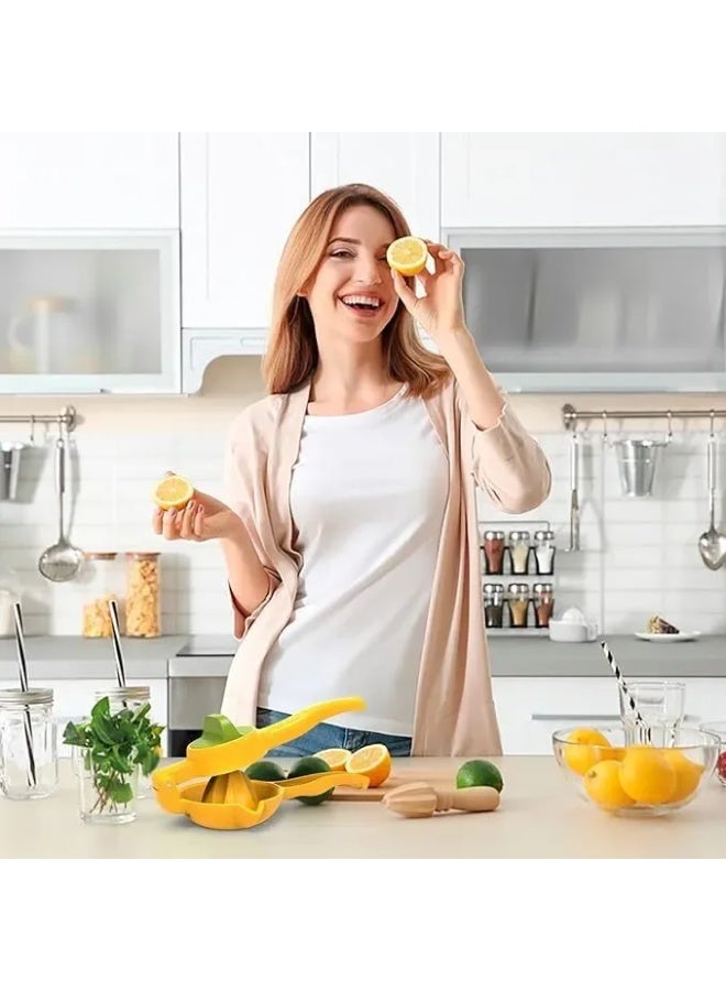 زوبا عصارة الليمون والحمضيات  عصارة  يدوية متينة بتصميم مطور ومبتكر مع زر دوار لاستخراج العصير الطازج - سهلة الاستخدام - 013 - Image 4