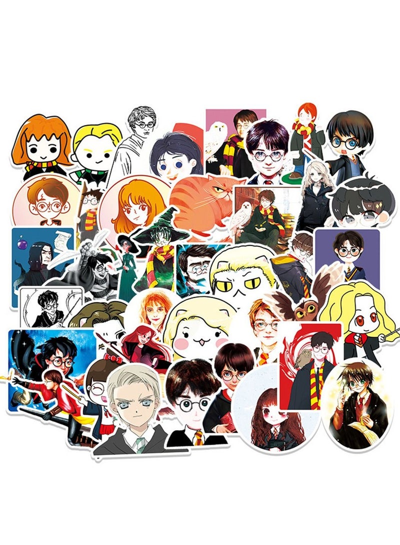 general 50-Piece Harry Potter Cute Vinyl Waterproof Sticker