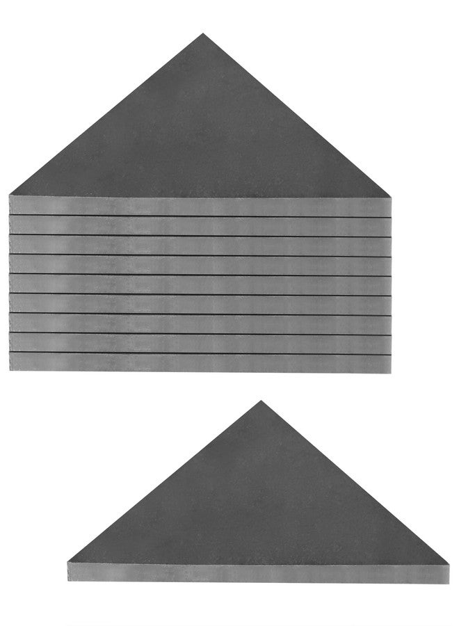 eoere 10 PCS Heavy Duty Steel Plate Gussets 3" x 3" x 1/4" Weld On Triangle Gusset Base, 3 Gauge - Image 1