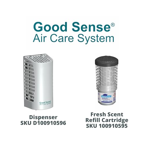 Diversey 100910595 Good Sense 60 Day Air Care System Cartridge, Deodorizer & Freshener for Restrooms, Gyms & High Traffic Public Spaces, Fresh Scent, Refill, 1-Cartridge (Pack of 6) - Image 2