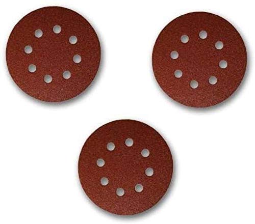 OMEX Recycled Plastic Sanding Disc, 5-Inch with Lock Nut and 10 Pieces Sandpaper for Grinder/Drill - Image 2