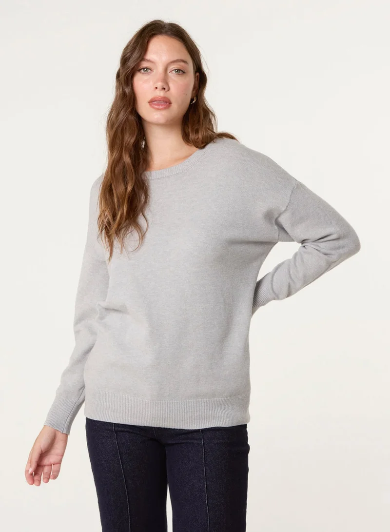 Blue Vanilla Round Neck Jumper