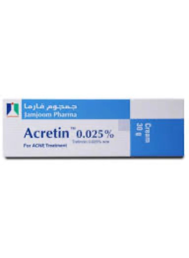 Acretin 0.025 gram