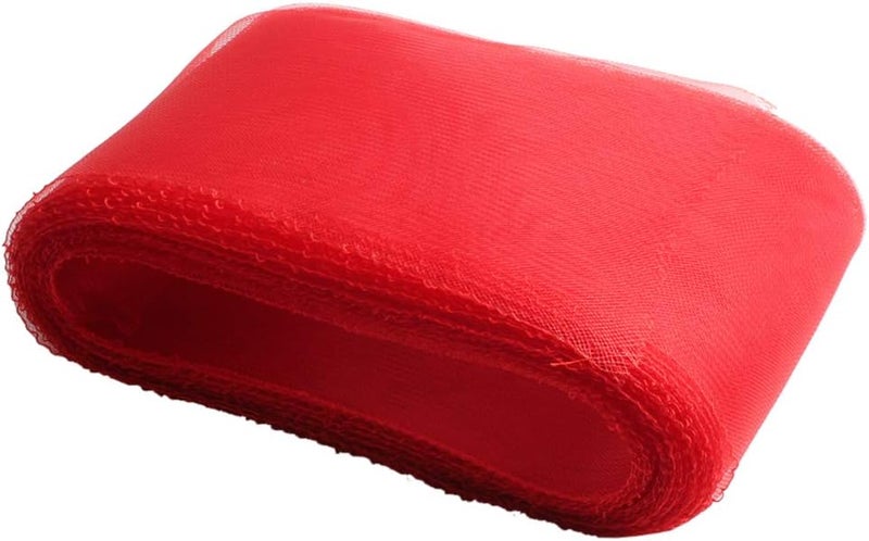 كلاراكو ضفيرة شعر الخيل من البوليستر المتين، بعرض 25 ياردة و6 بوصات، باللون الأحمر، كما هو موضح - Image 1