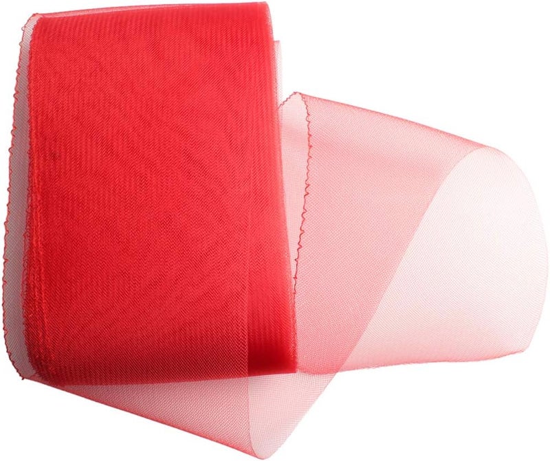 كلاراكو ضفيرة شعر الخيل من البوليستر المتين، بعرض 25 ياردة و6 بوصات، باللون الأحمر، كما هو موضح - Image 5