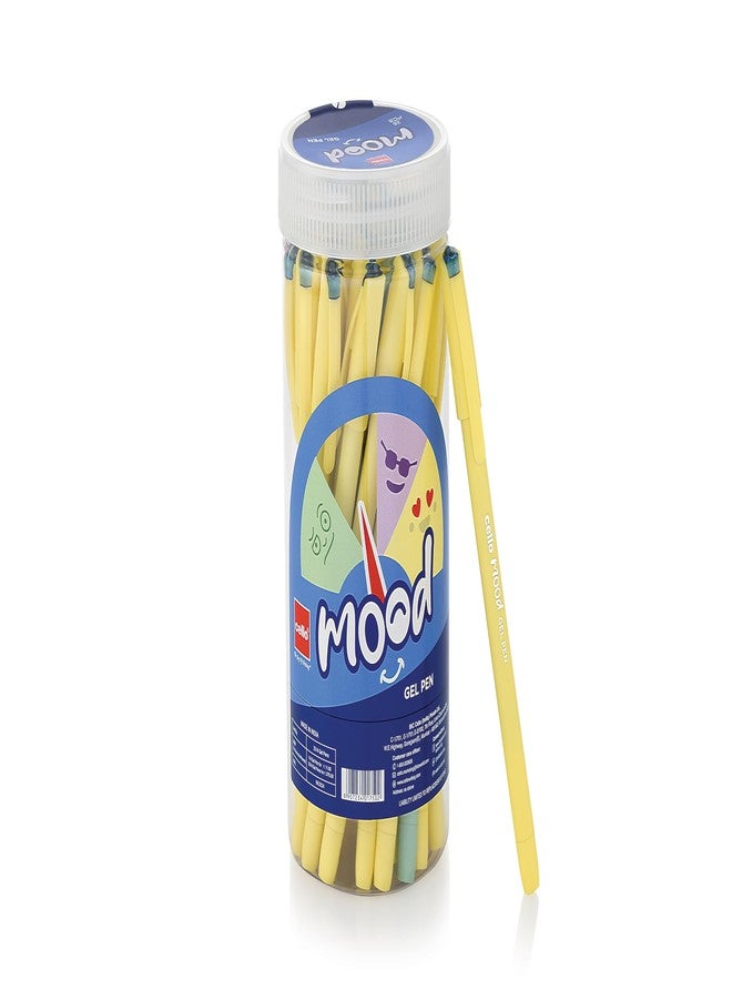 مجموعة أقلام جل BiC Cello Mood | عبوة من 25 قلم جل | 19 قلم حبر أزرق، 4 أقلام حبر أسود، وقلمان حبر أحمر | تجربة كتابة سلسة | للاستخدام المدرسي والمكتبي | أفضل قلم للامتحانات - Image 1