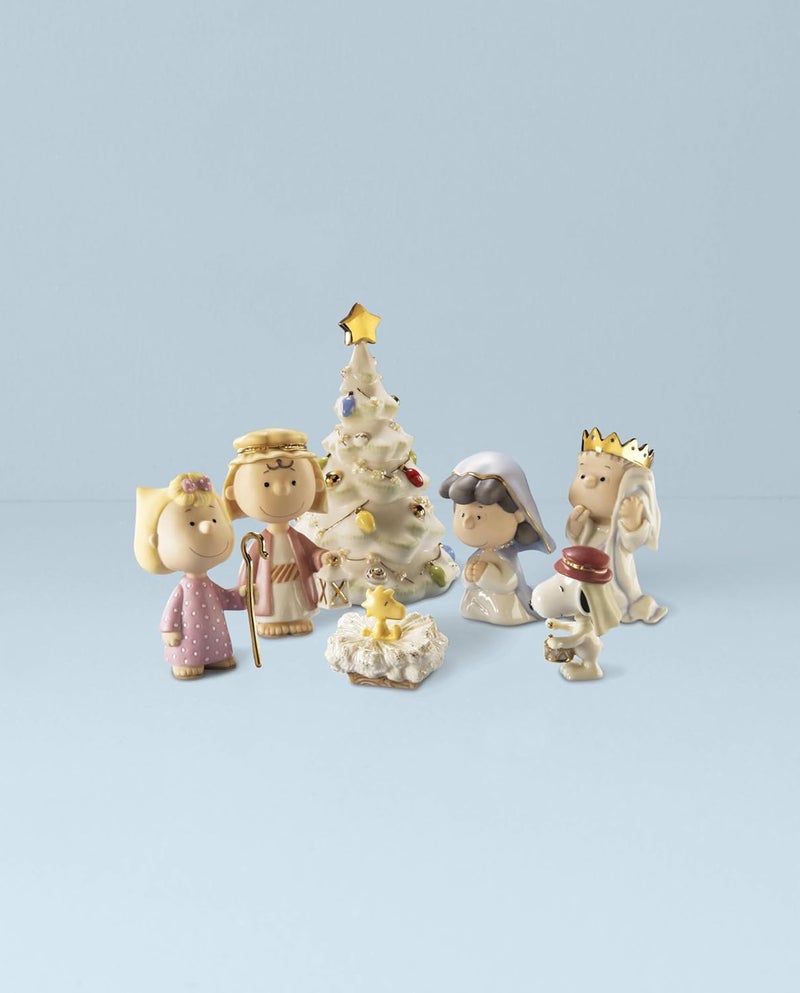 Lenox Peanuts 7-Piece Christmas Pageant Figurines Set - Image 3