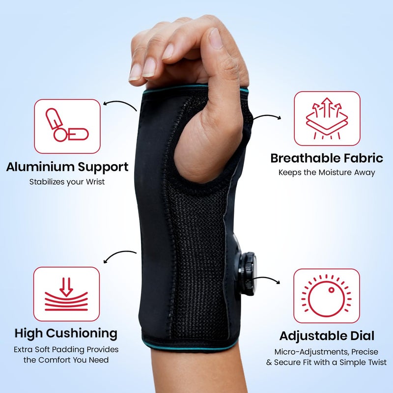 AGEasy (Max Group Easy Twist Wrist Brace with Adjustable Dial (Right Hand) - Image 3