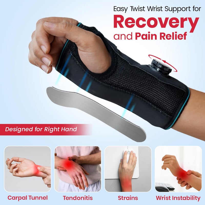 AGEasy (Max Group Easy Twist Wrist Brace with Adjustable Dial (Right Hand) - Image 4