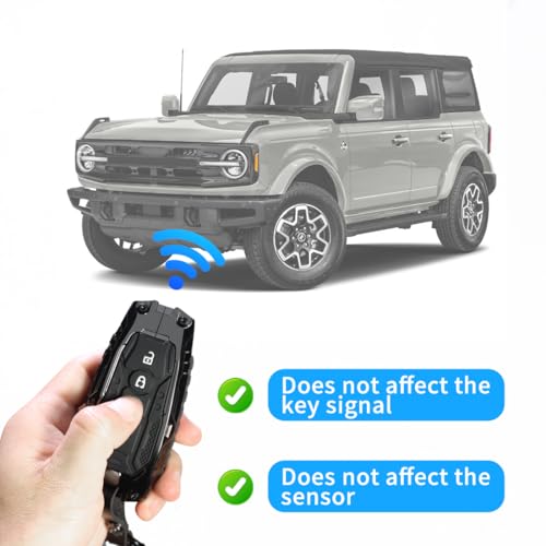 Z8 for Ford Key Fob Cover,Metal Key Protective Case Key Shells Compatible with 2021-2024 Bronco&2017-2024 Fusion Edge&2018-2024 Mustang Explorer Expedition F150 F250 F350 - Image 5