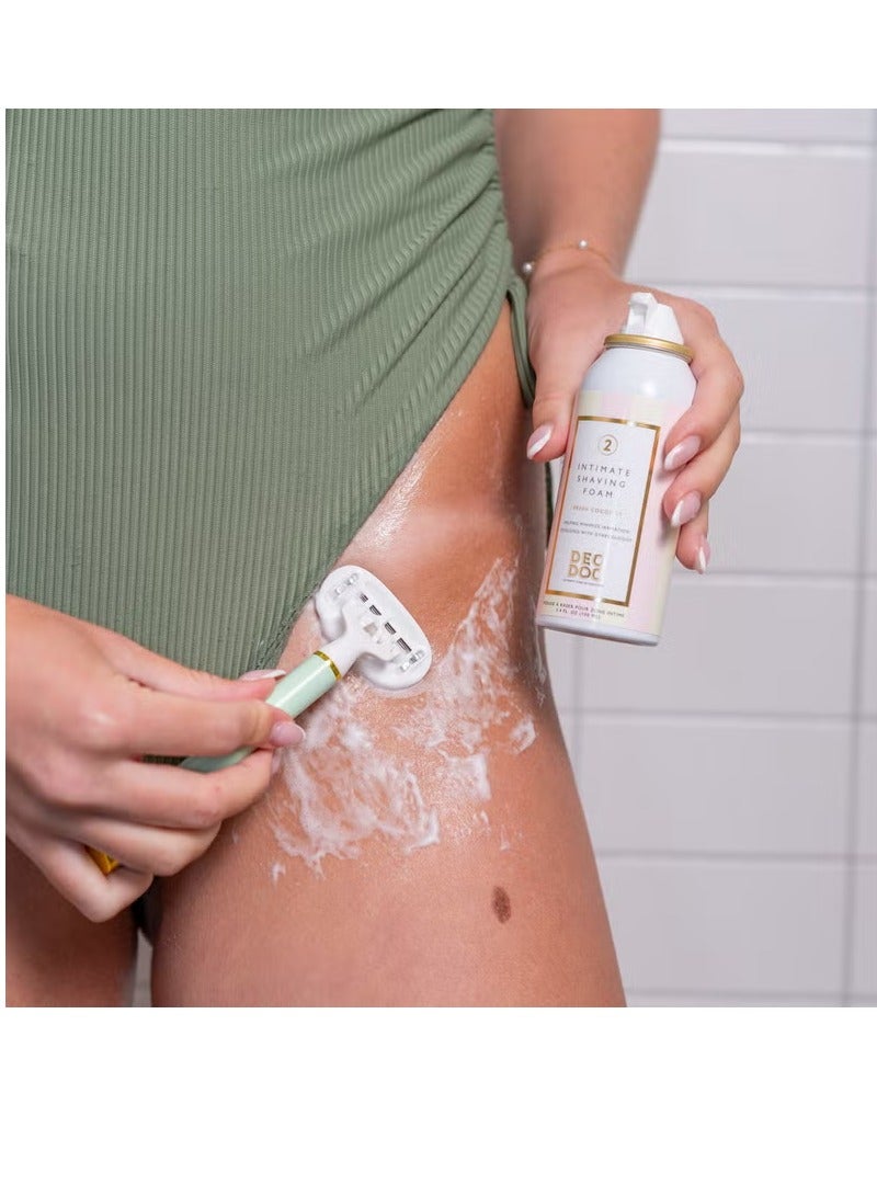 DeoDoc Intimate Shaving Razor - Green - Image 4