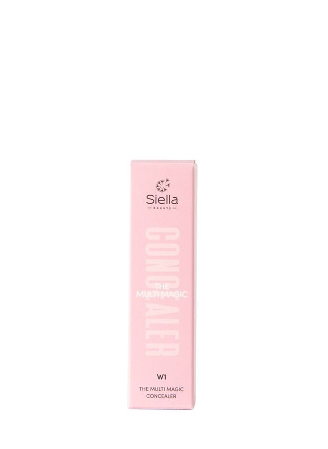 Siella Beauty The Multi Magic Lightweight High Coverage Creamy Concealer To Conceal, Brighten, Highlight, and Contour Desired Areas On The Face W1  - Image 2