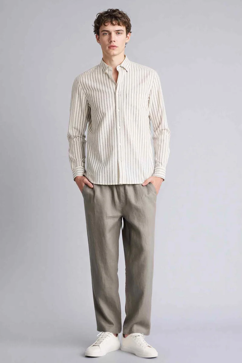 Relax Fit 100% Linen Trousers