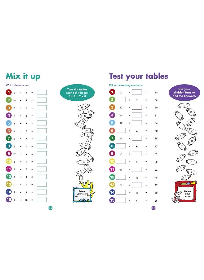 null - Times Tables Quick Quizzes Ages 7-9: Ideal for Home Learning - Image 1