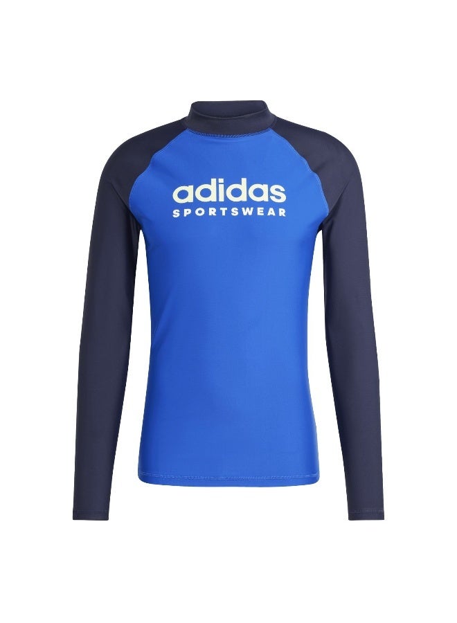Adidas M Rashgd Ls Blue Swim Swimwear XS - Image 1