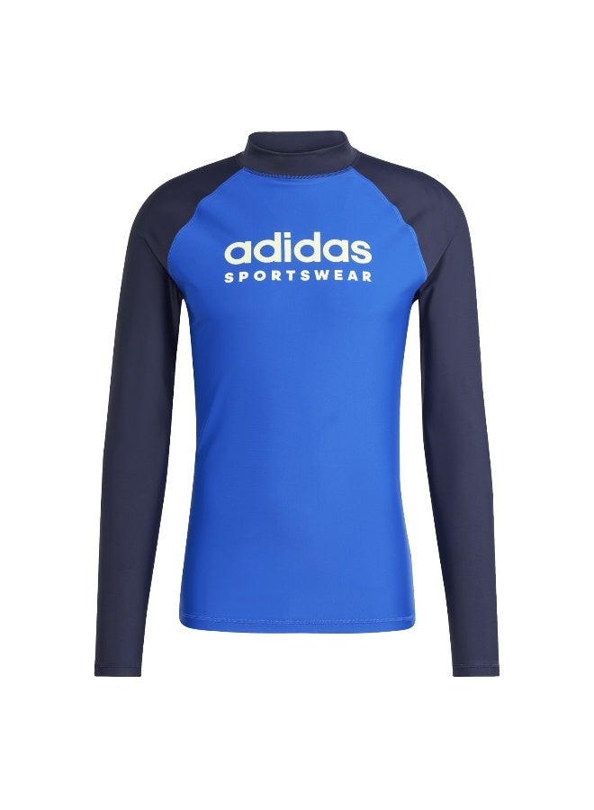 Adidas M Rashgd Ls Blue Swim Swimwear XS - Image 2