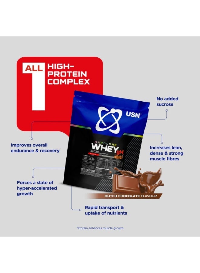 USN Hardcore Whey Gh French Vanilla 2kg - Image 4