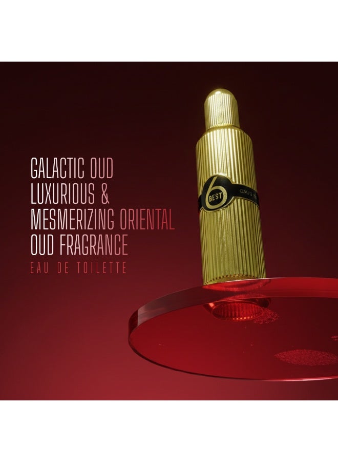 BEST 6 Galactic Oud Luxurious & Mesmerizing Oriental Oud Fragrance for Men | Eau de Toilette | 100 ml - Image 4