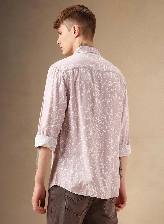 دينيس لينغو قميص كاجوال رجالي متعدد الألوان بقصة مريحة - Image 5