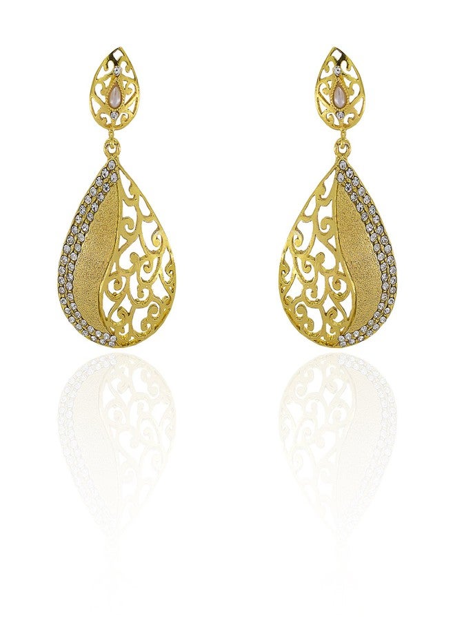 YouBella Jewellery Traditional Gold Plated Jhumka/Jhumki Earrings for Girls and Women